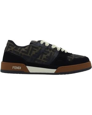 Fendi Match Trainers - Black