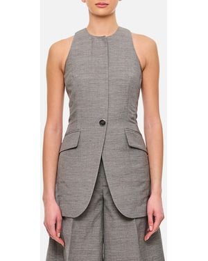 DURAZZI MILANO Gilet Tailleur - Grey