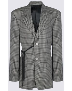 Balenciaga Jackets _Lyocell - Grey