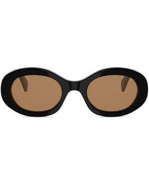Celine Triomphe Acetato Sunglasses - Brown