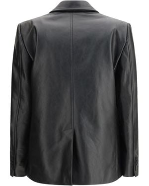 Balenciaga Jacket Standard Calf Leather - Gray
