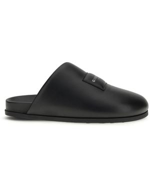 Givenchy Leather Mules Calf Bos Taurus Sandal - Black