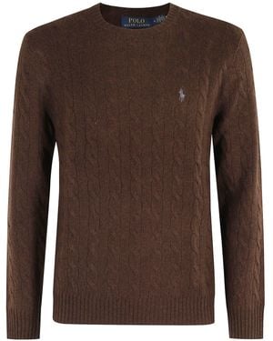 Polo Ralph Lauren Long Sleeve Pullover - Brown