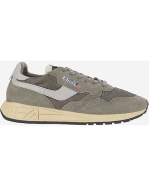 Autry Sneakers Reelwind Low Leather Sneakers - Gray