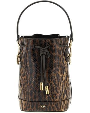 Fendi 'Mon Tresor' Mini Bucket Bag - Black