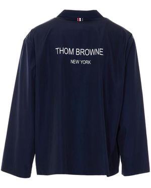 Thom Browne Jackets Polyester - Blue
