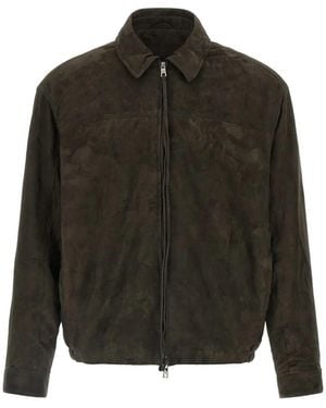 Giorgio Brato Jacket Suede - Black