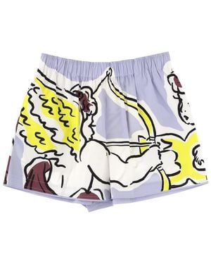Tory Burch Printed Shorts - White