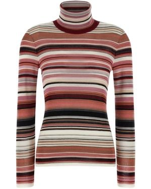 Missoni Striped Jumper - Red