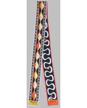 PUCCI Printed Silk Bandeau Scarf Scarfs - White