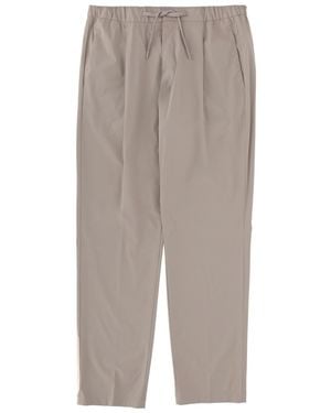 Herno Trousers With Logo - Grey