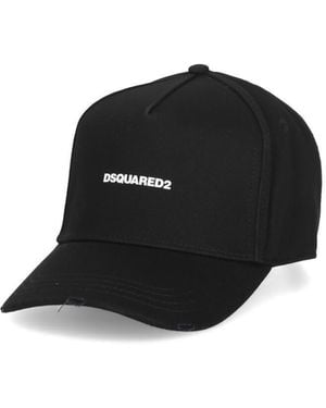 DSquared² Baseball Cap With Logo - Black