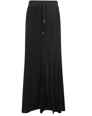 Helmut Lang Flared Hosiery Skirt - Black