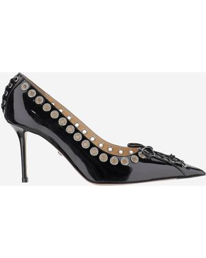 Mach &amp; Mach Corset-Style Court Shoes - Black