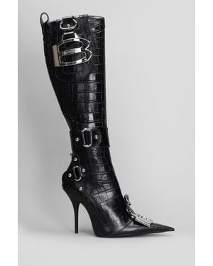 Balenciaga Essex Boot 110 High Heels Boots - Black