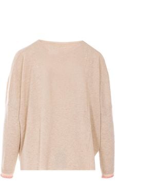 Not Shy Sweaters Cashmere - Natural