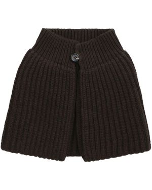 Malo Knitted Collar - Black