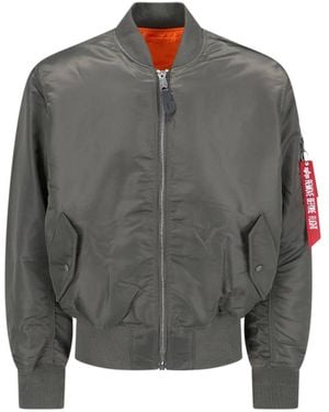 Alpha Industries Ma-1 Heritage Reversible Bomber Jacket - Gray