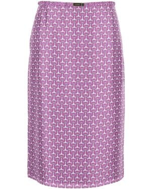 Gucci Skirt Silk - Purple