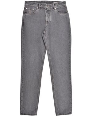 Brunello Cucinelli Denim Five-Pocket Jeans, Brand Size 54 (Us - Gray