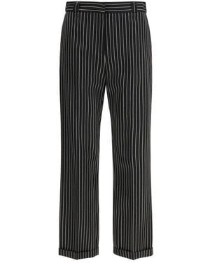 Tom Ford Wool Casual Pants - Black
