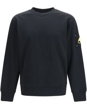 Moose Knuckles Hartsfield Sweatshirt Cotton Sweatshirts - Blue