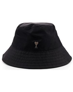 Ami Paris Hats Nylon - Black