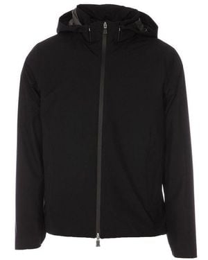 Herno Casual Hooded Jacket - Black