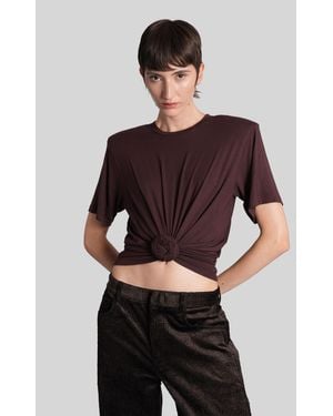 Magda Butrym Tshirt 02 Topwear - Brown