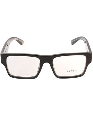 Prada Square Lense Glasses - Natural