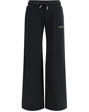 Off-White c/o Virgil Abloh Off- Cotton Casual Pants - Black