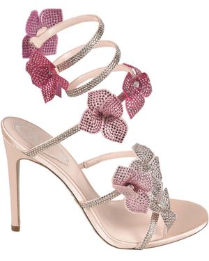 Rene Caovilla Floriane Sandals - Pink
