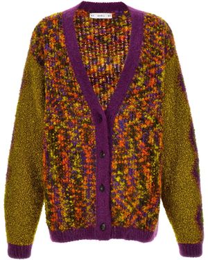 Avril 8790 x Formichetti Blooming Cardigan Wm W Nylon Jumper, Cardigans - Brown