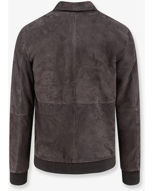 DFOUR® Suede Jacket - Gray
