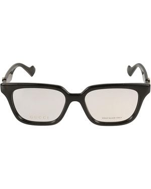 Gucci Square Logo Lens Frame - Brown