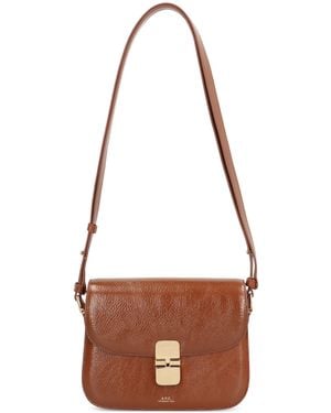 A.P.C. Grace Small Bag - Brown