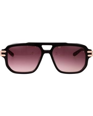 Maybach The Hustler I Rg-Acg-Z69 Titanium Sunglasses - Brown