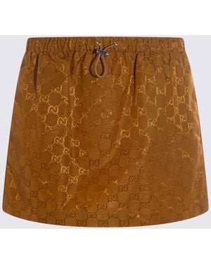 Gucci Dark Mini Skirt - Brown
