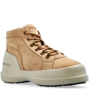 Moon Boot Luna Trek Mid Nubuck Boots Shoes - White