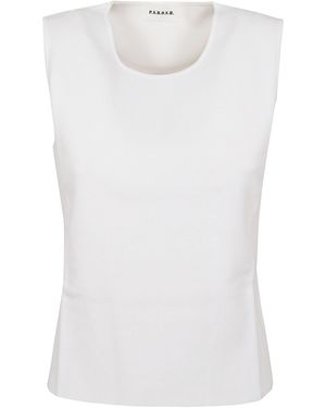 P.A.R.O.S.H. Maglia Vi Pa - White