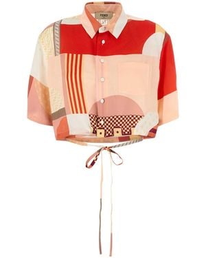 Fendi Printed Silk Shirt - Multicolor