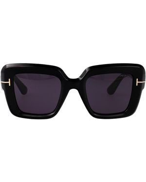 Tom Ford Esme Sunglasses - Black