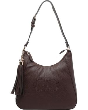 Liu Jo Logo Shoulder Bag - Brown