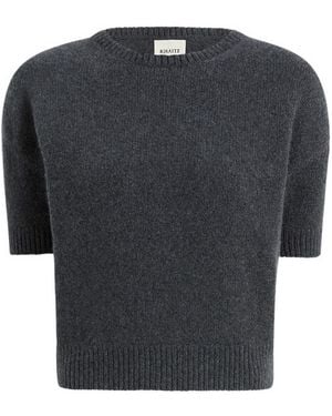 KHAITE Cashmere Sweater Golden - Gray