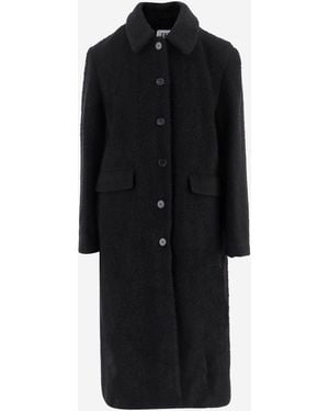 By Malene Birger Wool Blend Madera Coat - Black