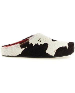 Marni Calfskin Clogs Shoe - Black