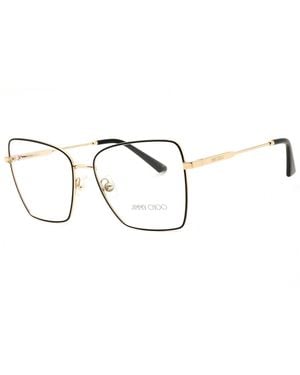Jimmy Choo Jimmy Choo 0Jc2007 Square Metal Frame Eyeglasses - Black