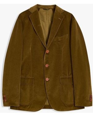 Doppiaa Aabenzio Single-Breasted Jacket With Flap Pockets - Green