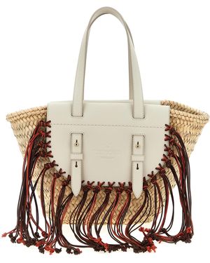 CUBA LAB X Sanpa Tropicana Shopping Bag Tote - White