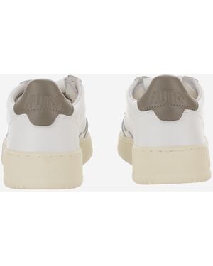 Autry Sneakers Medalist Low Leather Sneakers - Metallic